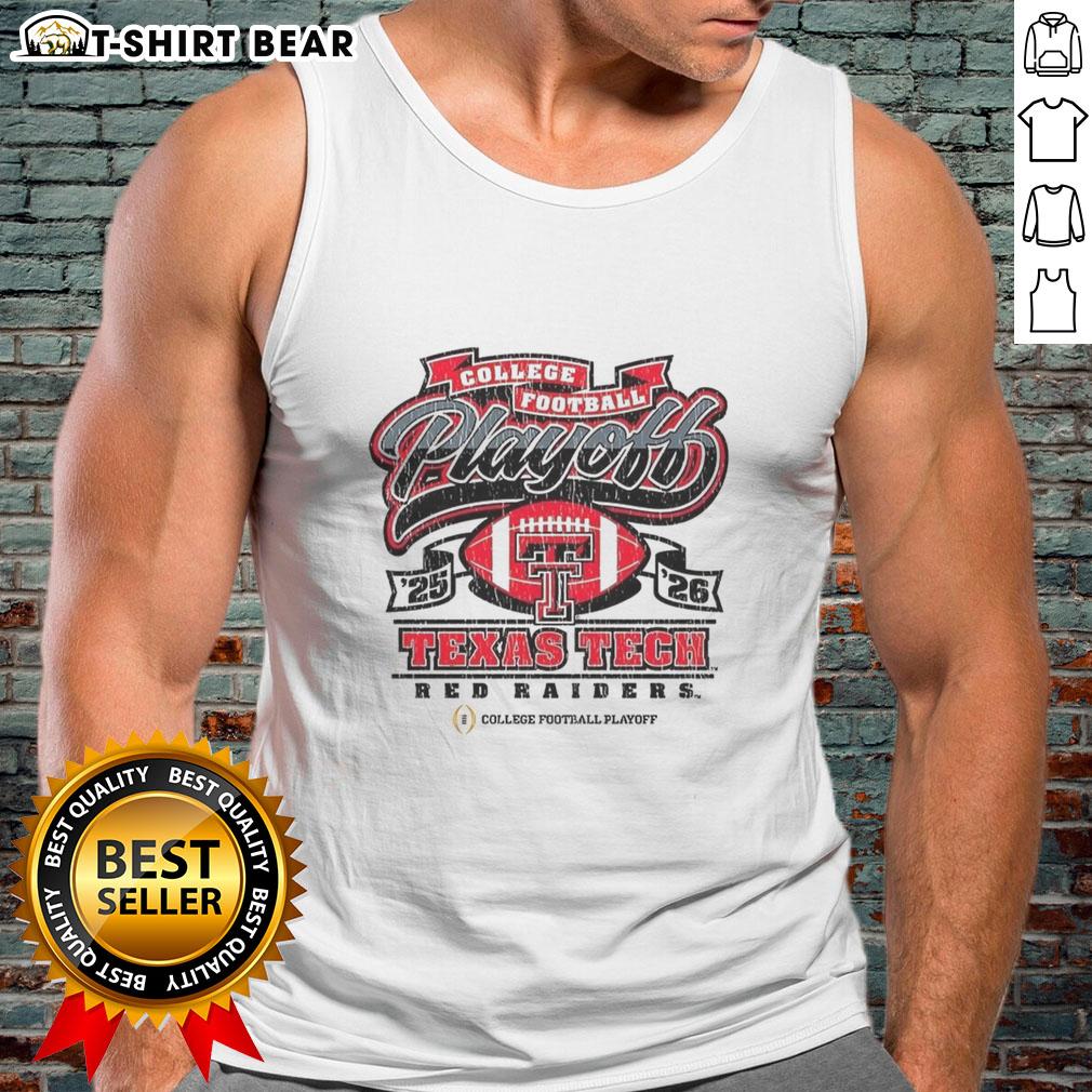 Top Texas Tech Red Raiders College Football Playoff 2025-2026 tank top showcasing bold team colors and logo.