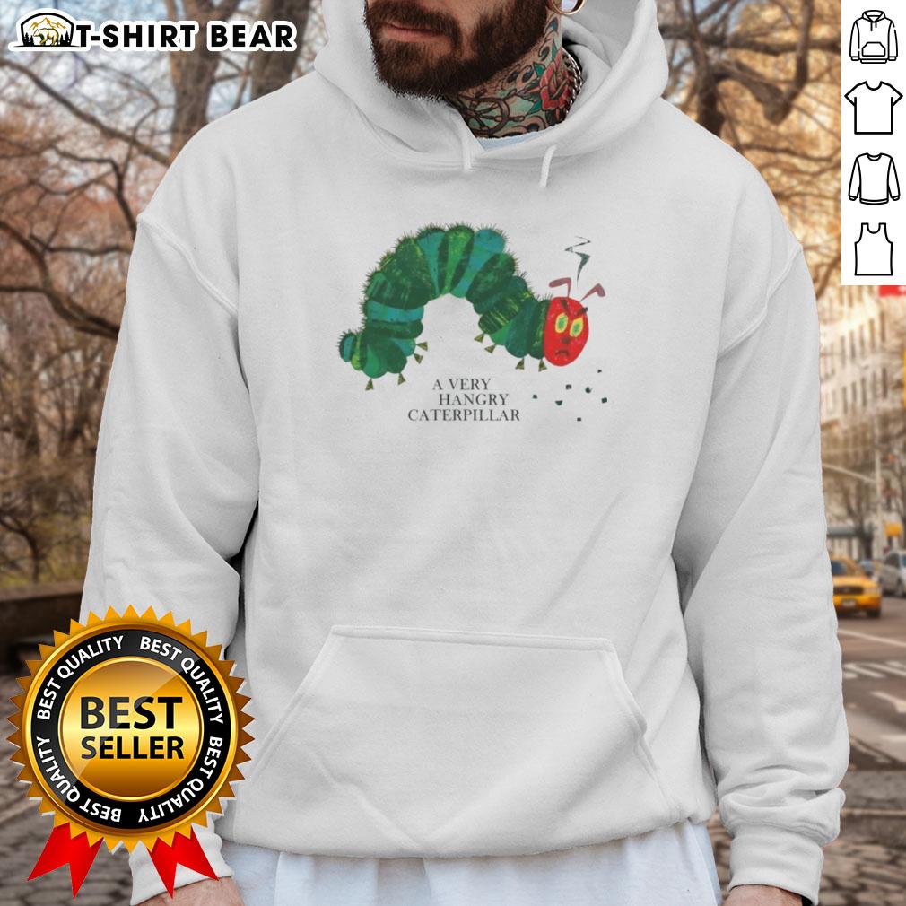 Alt Text: Awesome-A-Very-Hangry-Caterpillar-Hoodie featuring a colorful caterpillar design perfect for kids and casual wear.
