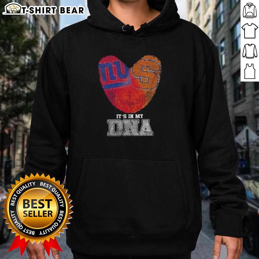 Awesome Fingerprints New York Giants x Syracuse Orange hoodie showcasing team spirit and unique design in vibrant colors.