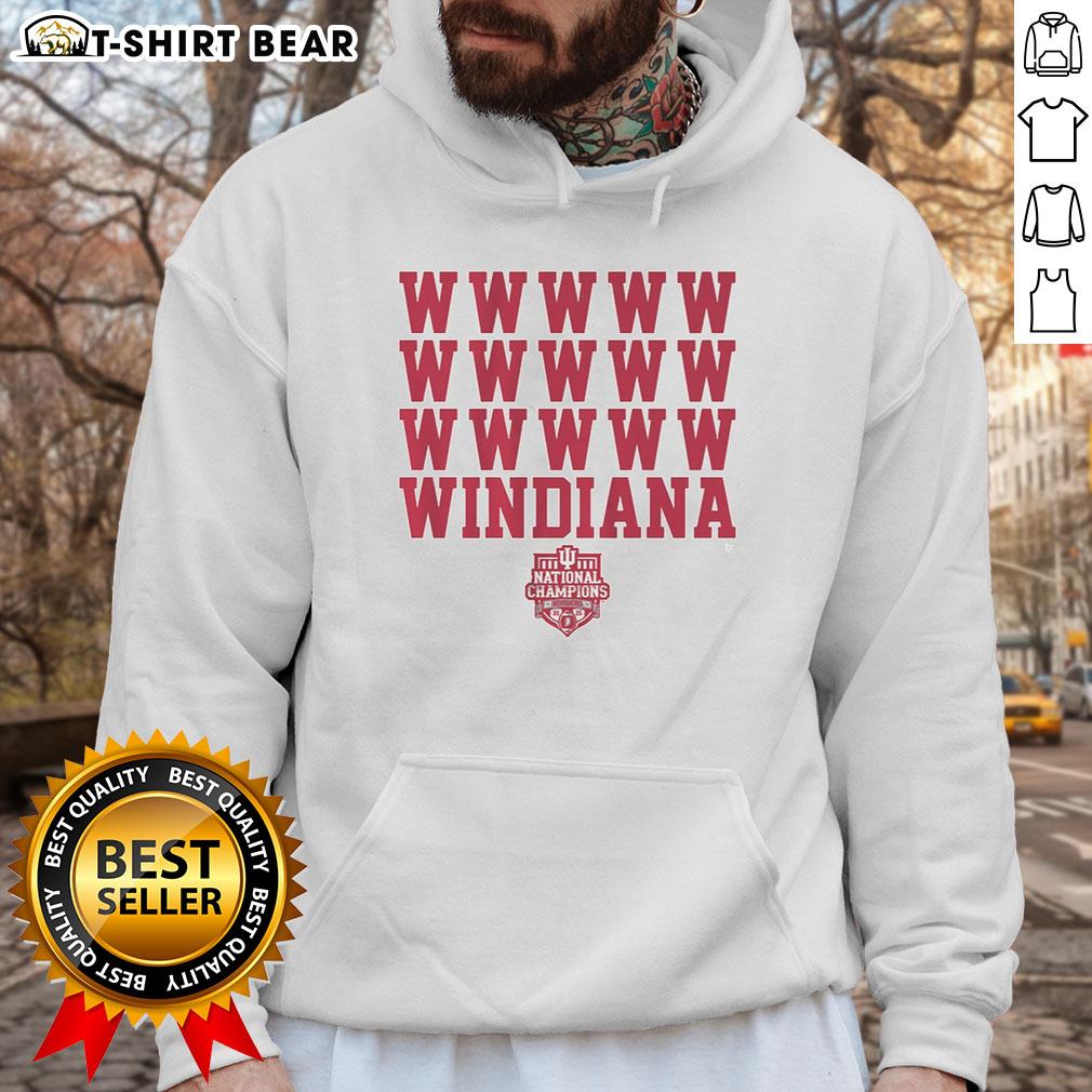 Awesome Indiana Football Windiana 2025 National Champions Hoodie showcasing team pride and winning spirit.