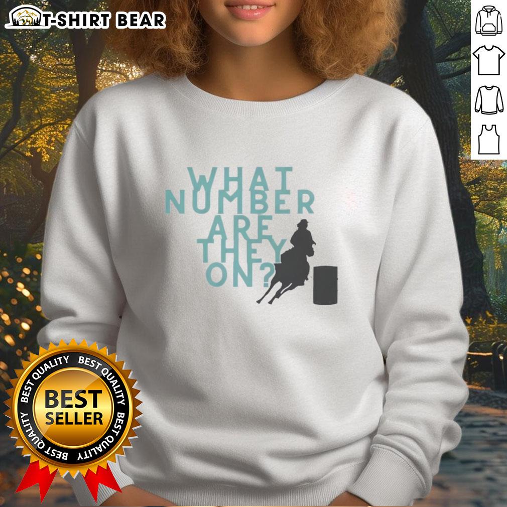 Awesome What Number Are They On Sweatshirt featuring a fun design perfect for casual wear and sports enthusiasts.