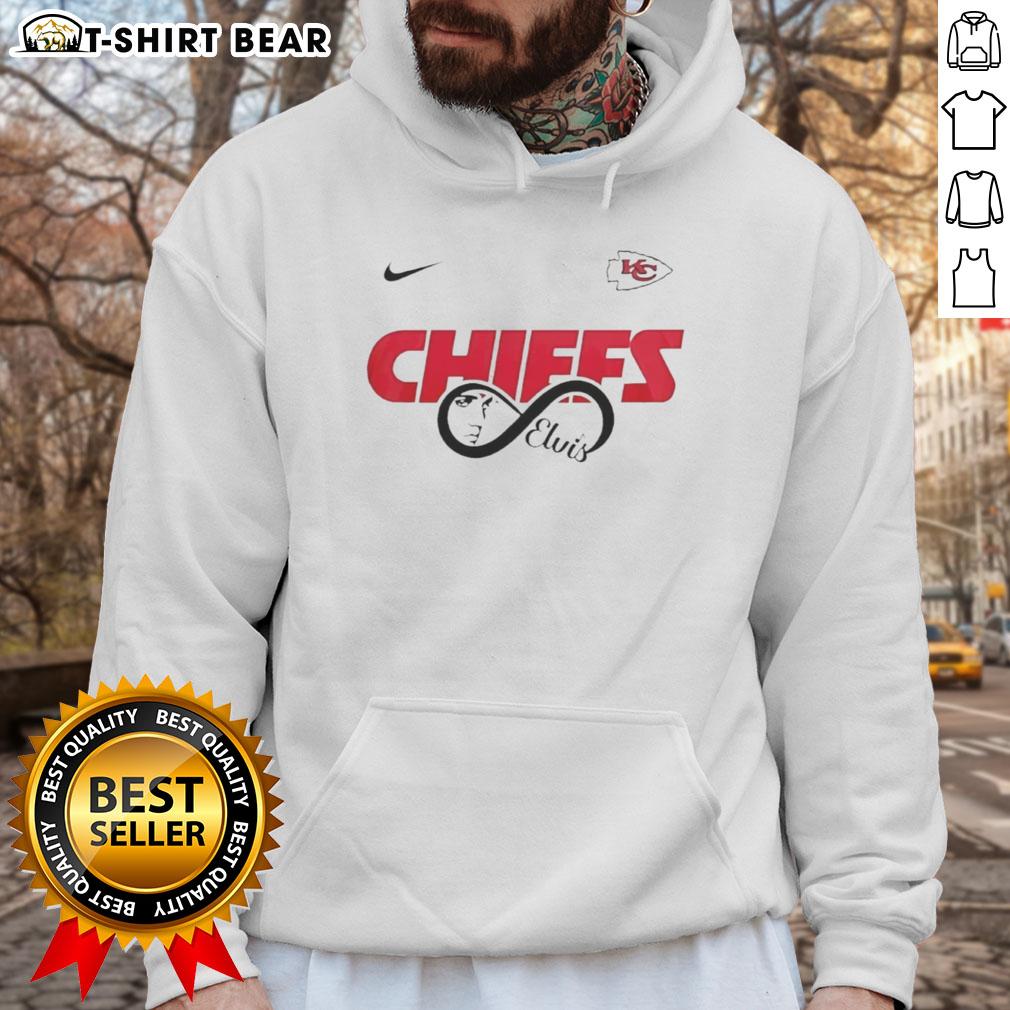Good Kansas City Chiefs NFL Elvis Presley Loves You fan hoodie featuring vibrant graphics and stylish design for fans.