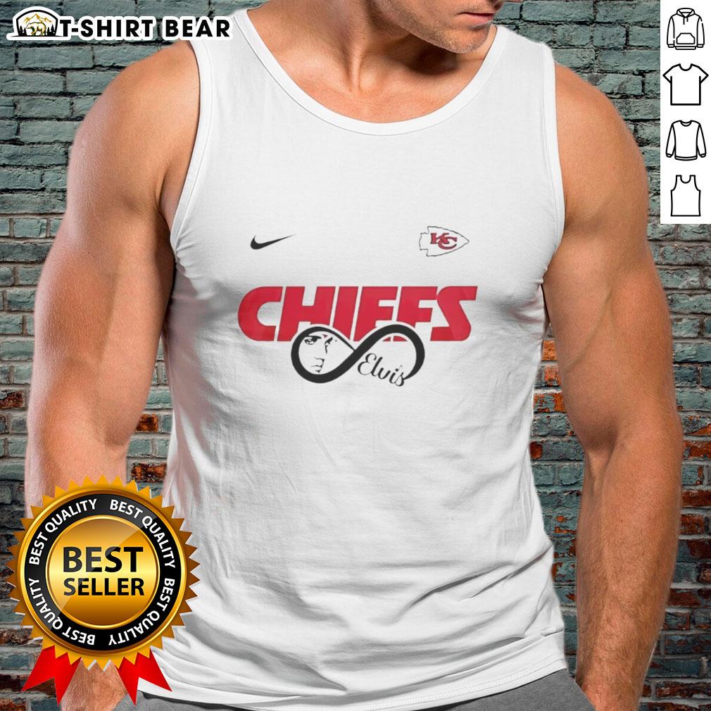 Good Kansas City Chiefs NFL Elvis Presley Loves You fan tank top design featuring vibrant colors and stylish graphics.