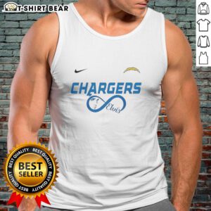 Good Los Angeles Chargers NFL Elvis Presley Loves You fan tank top featuring vibrant graphics and team spirit.