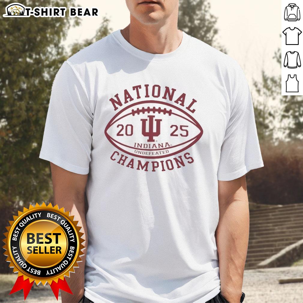 Good National Champions 2025 Indiana Hoosiers Undefeated College Football Playoff T-Shirt in vibrant colors.