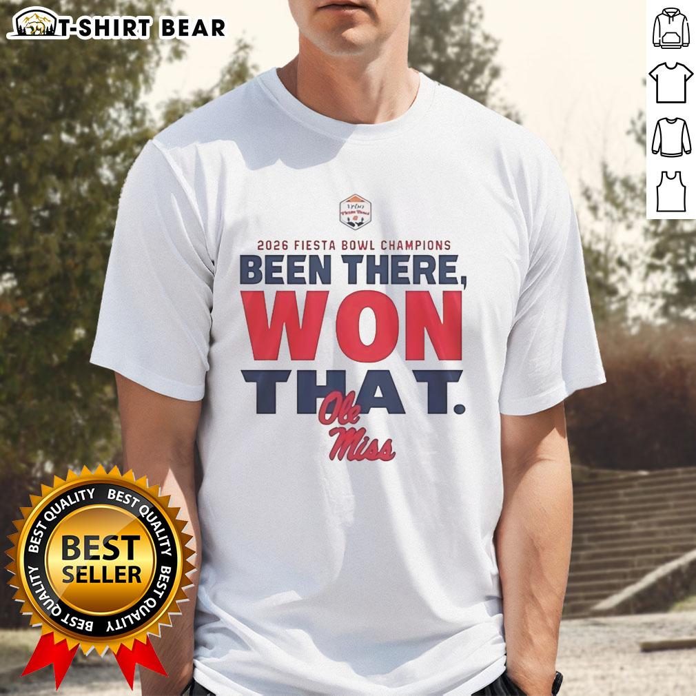 Good Ole Miss Rebels Fiesta Bowl Champions 2026 T-Shirt featuring vibrant team colors and bold championship graphics.