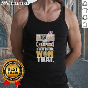 Pittsburgh Steelers 2025 AFC North Champions tank top featuring 'Been There Won That' design, perfect for fans.