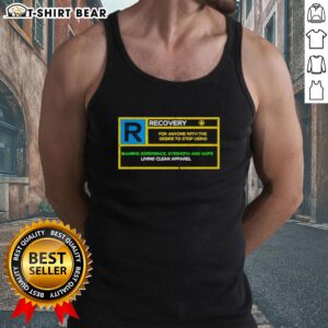 Good Recovery Rated R Tank Top in vibrant colors, perfect for workouts and casual wear, showcasing comfort and style.