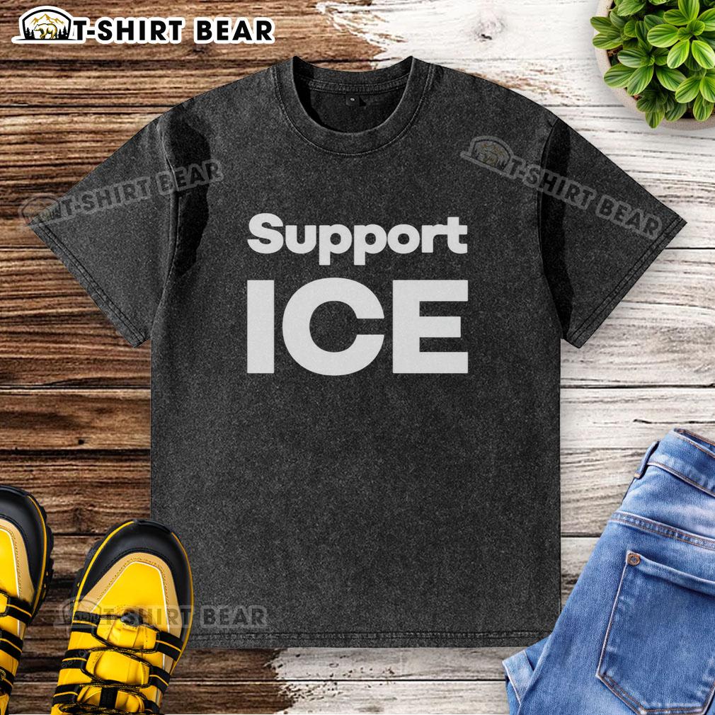 Good Scott Presler Support Ice Washed T-Shirt featuring a stylish design for fans of Scott Presler's advocacy.