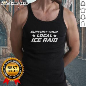 Good Support Your Local Ice Raid Tank Top featuring a cool graphic design for gaming enthusiasts and ice raid fans.