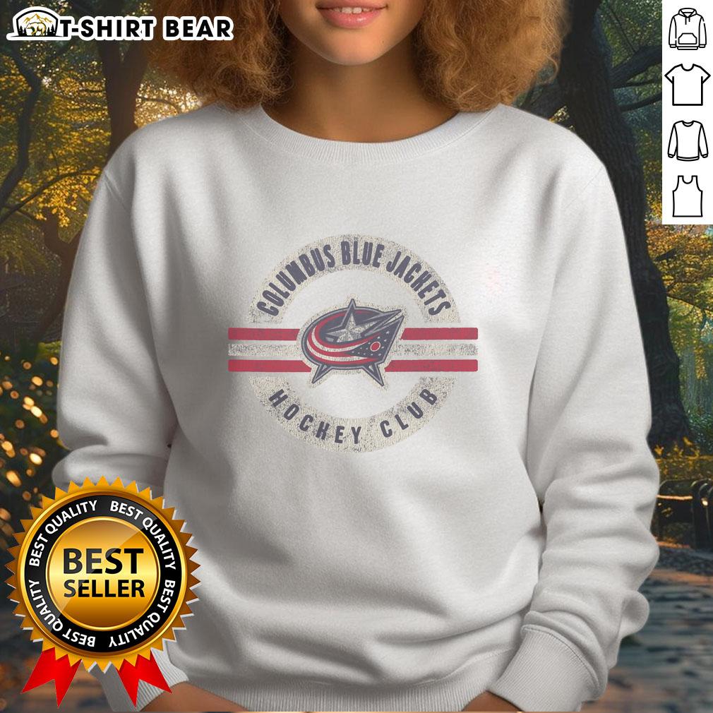 Stylish Columbus Blue Jackets sweatshirt featuring a cozy surround design, perfect for fans and casual wear.