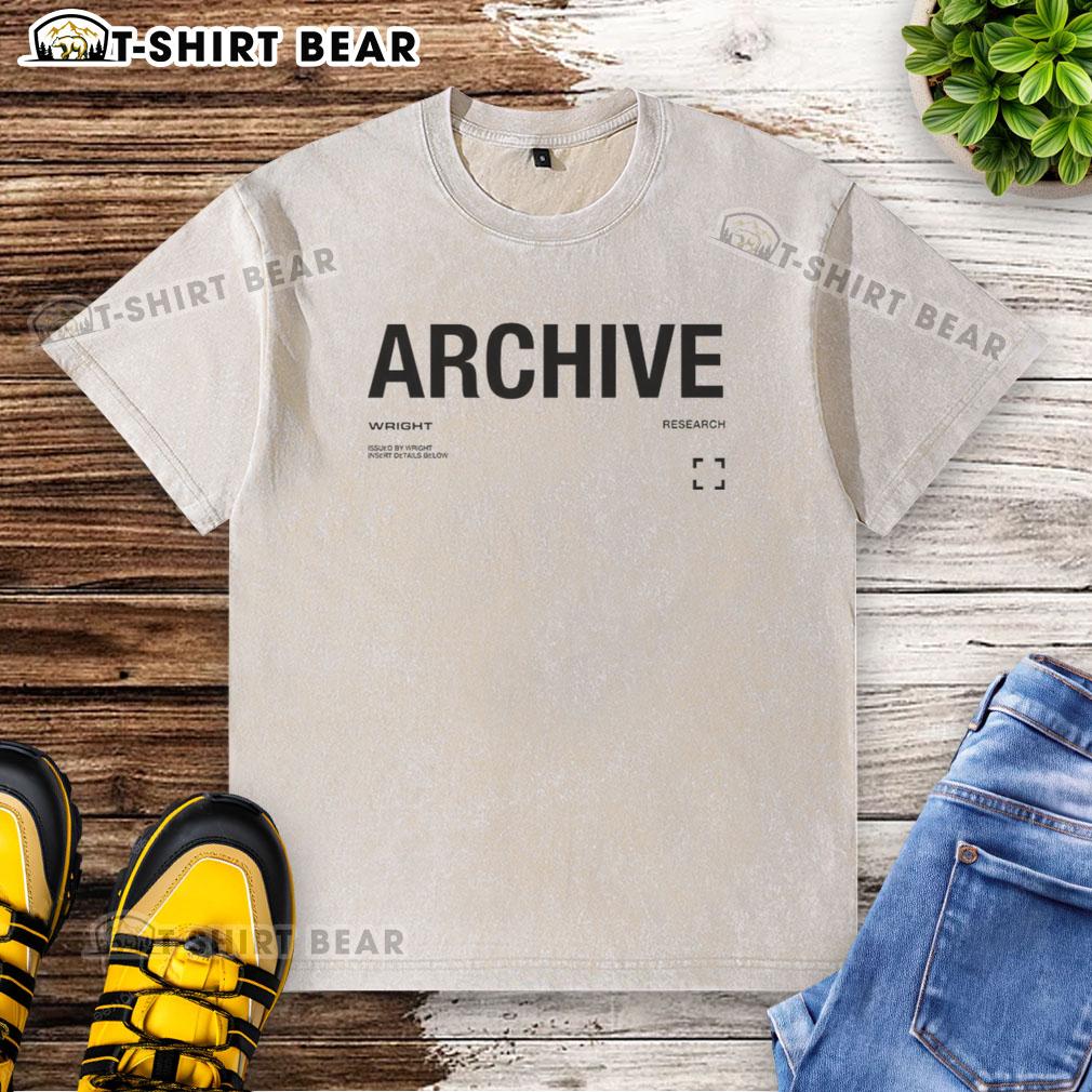 Nice Juice Ajuicerchive Wright Research T-Shirt, featuring a washed design and vibrant colors for casual wear.