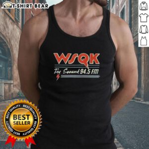 Nice Lucas Sinclair WSQK 94.5 FM tank top featuring vibrant colors and a stylish design for fans of the show.
