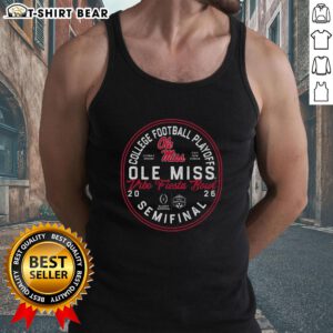 Nice Ole Miss 2026 Fiesta Bowl Bound Tank Top featuring vibrant colors and team logo, perfect for game day celebrations.