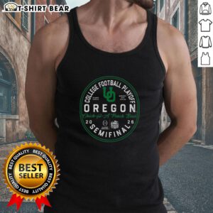 Nice Oregon 2026 Peach Bowl Bound tank top featuring vibrant design and team colors, perfect for game day celebrations.