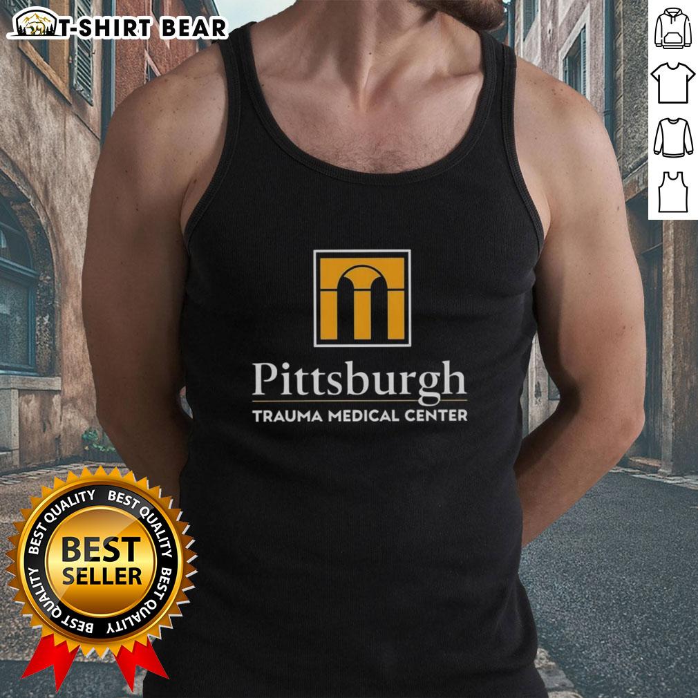 Nice Pittsburgh Trauma Medical Center logo tank top featuring a stylish design for medical professionals and supporters.