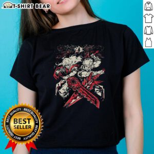 Official Crossing Blades Anime Ladies Tee featuring vibrant artwork and stylish design for anime fans.
