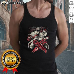 Official Crossing Blades anime tank top featuring vibrant graphics and a stylish design for fans of the series.