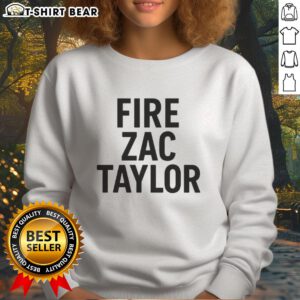 Official Fire Zac Taylor Sweatshirt in stylish design, perfect for fans supporting the Cincinnati Bengals coach.