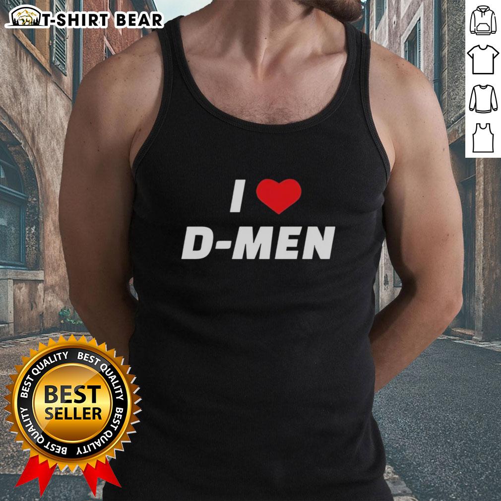 Official I Love D Men Tank Top featuring a stylish design, perfect for casual wear and expressing love for D men.