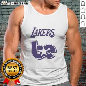 Official Lakers Billie Eilish basketball tank top featuring stylish design and vibrant team colors for fans.