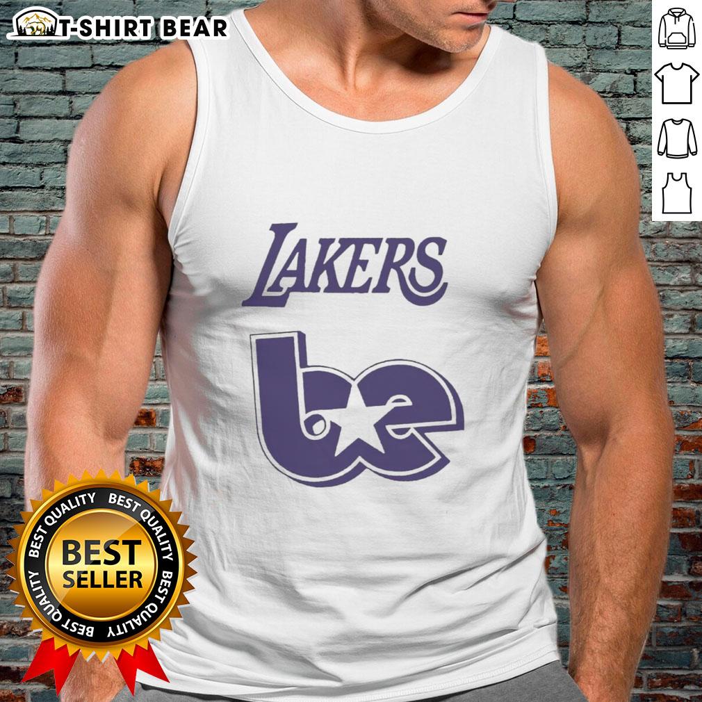 Official Lakers Billie Eilish basketball tank top featuring stylish design and vibrant team colors for fans.