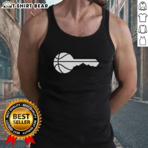 Official Utah Jazz Basketball key logo tank top featuring vibrant team colors and stylish design for fans.