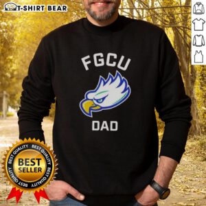 FGCU Eagles arched dad sweatshirt showcasing original Florida Gulf Coast University design, perfect for fans and alumni.