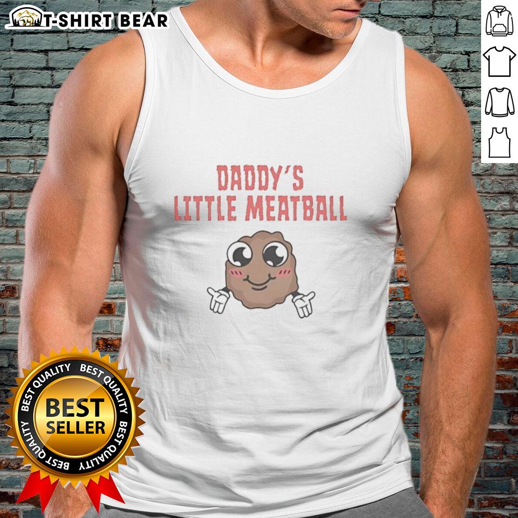 Original Gilmore Daddy's Little Meatball Tank Top featuring a playful graphic design for stylish casual wear.