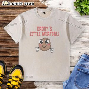 Original Gilmore Daddy's Little Meatball washed t-shirt featuring playful graphics and a comfortable fit.