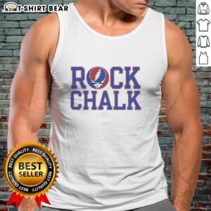 Original Kansas X Grateful Dead ROCK CHALK SYF Tank Top featuring vibrant graphics and a stylish design for fans.