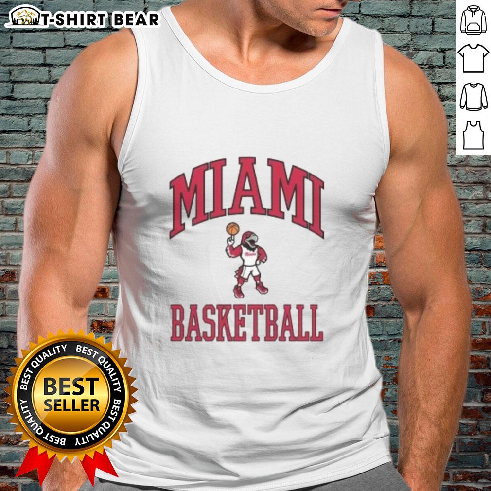 Original Miami Basketball Swoop League Tank Top featuring vibrant colors and sporty design for basketball enthusiasts.
