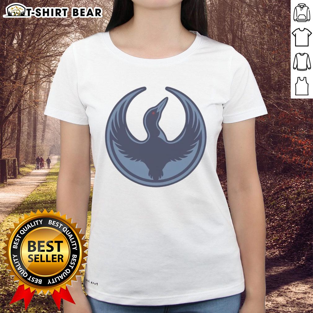 Original Minnesota Rebel Alliance political tee featuring MN state bird Loon, perfect for protests and activism.