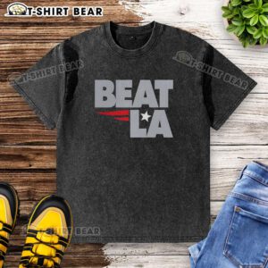 Original New England Patriots Beat LA T-Shirt featuring team colors and logo, perfect for fans and game day attire.