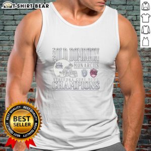 Original Old Dominion Monarchs 2025 Bowl Champs tank top featuring team colors and logo for fans and supporters.