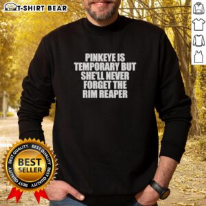Original Pinkeye sweatshirt featuring 'Rim Reaper' design, perfect for trendy fashion lovers and casual wear enthusiasts.