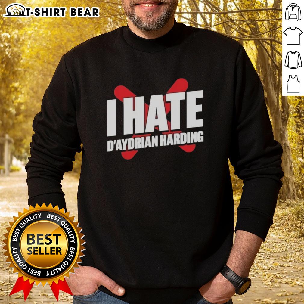 Stylish Pretty I Hate Daydrian Harding sweatshirt featuring unique design and vibrant colors for casual fashion.