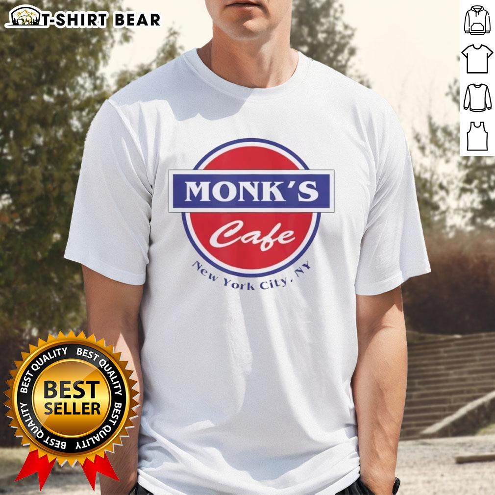 Pretty Monk's Cafe New York City NY T-shirt featuring a stylish design and vibrant colors, perfect for cafe lovers.