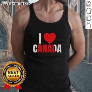 Top I Love Canada Anal Tank Top featuring a fun graphic design celebrating Canadian pride and style.
