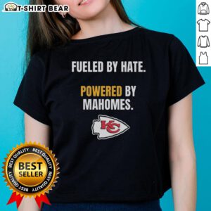 Top Kansas City Chiefs Fueled By Hate Powered By Mahomes Ladies Tee showcasing team spirit and style for female fans.