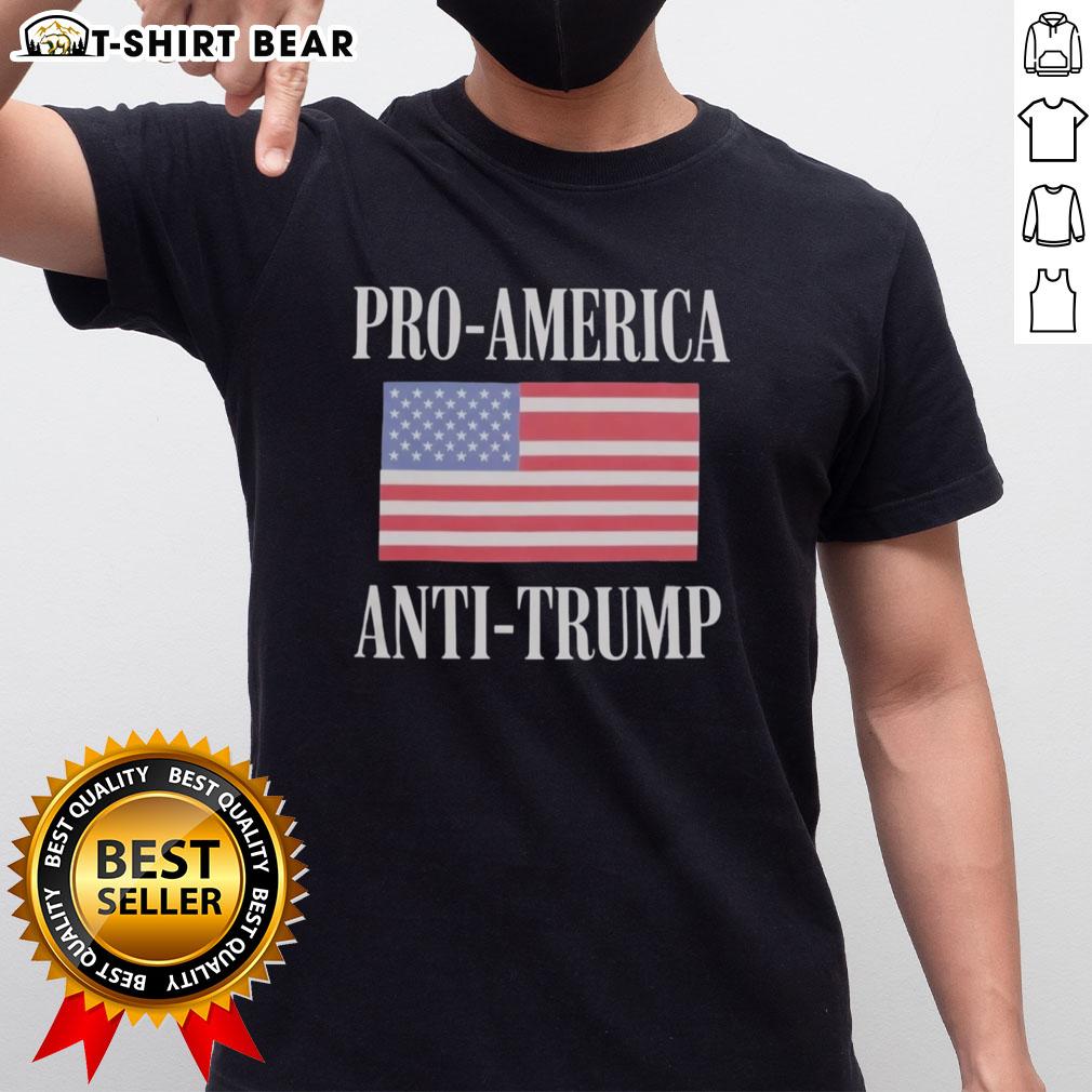 Top Pro America Anti Trump T-Shirt featuring bold graphics and a strong message against Trump, ideal for political activism.