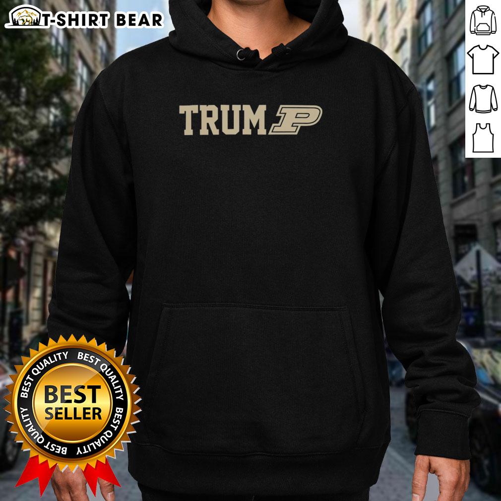 Top Purdue Boilermakers Football X Trump Logo Hoodie featuring bold team colors and unique design for fans.