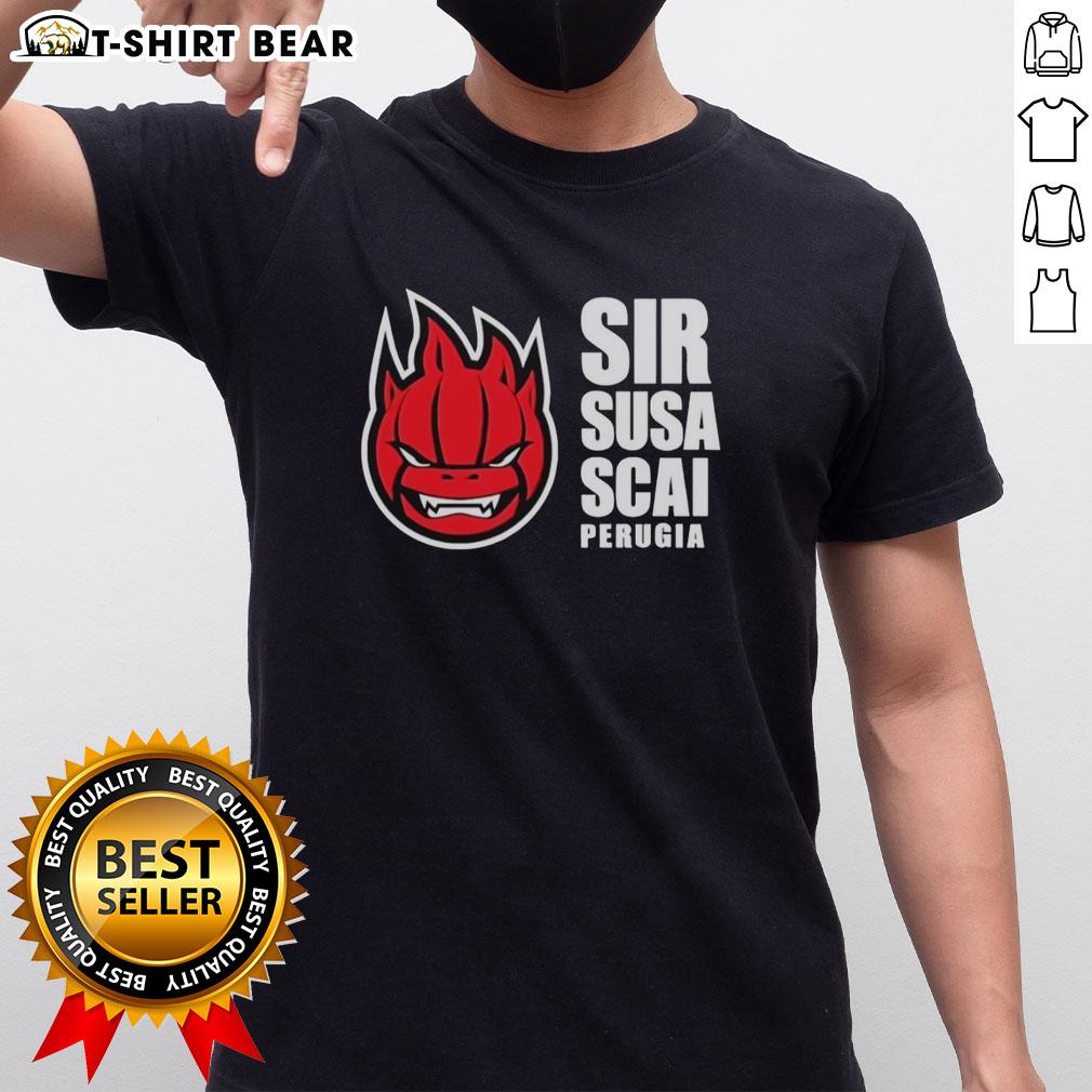 Alt Text: Top Sir Safety Perugia Logo T-Shirt featuring the vibrant team logo on a stylish cotton tee.