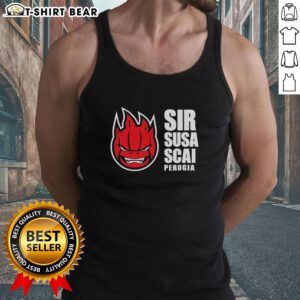 Top Sir Safety Perugia logo tank top featuring a stylish design, perfect for fans and casual wear.