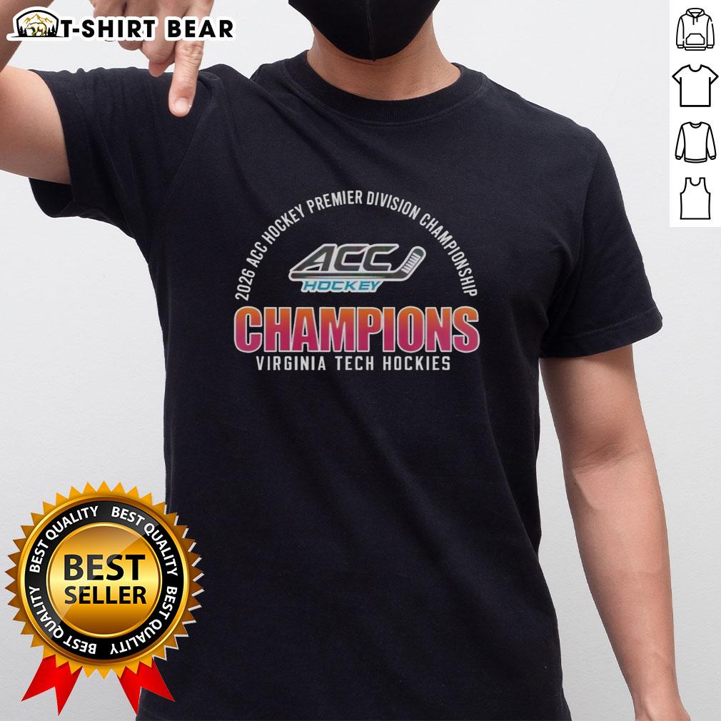Good Virginia Tech Hokies Premier Admiral Cup Champions Edition Fan T-Shirt featuring team colors and logo design.