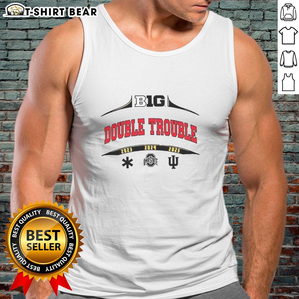 Nice Big Double Trouble Ohio State Buckeyes tank top featuring bold team colors and logo, perfect for game day.