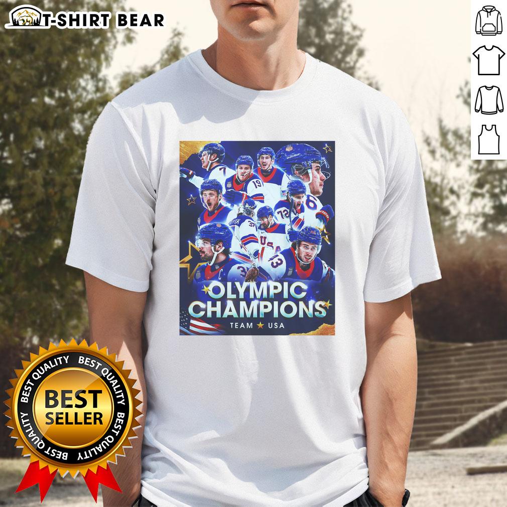 Team USA 2026 T-Shirt featuring the Nice Olympics Champions design, celebrating athletic excellence and patriotic spirit.