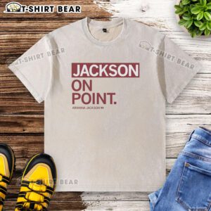 Official Jackson On Point Arianna Jackson Iowa State Cyclones washed t-shirt featuring vibrant team colors and logo.