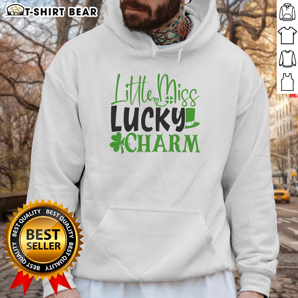 Official Little Miss Lucky Charm Hoodie featuring vibrant colors and unique design for stylish comfort.