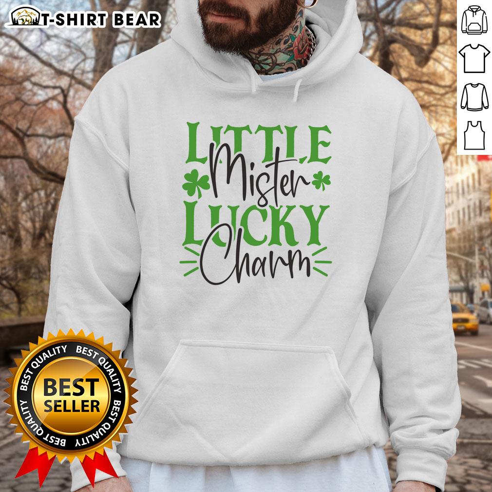 Official Little Mister Lucky Charm Hoodie in vibrant colors, perfect for adding style and comfort to any outfit.